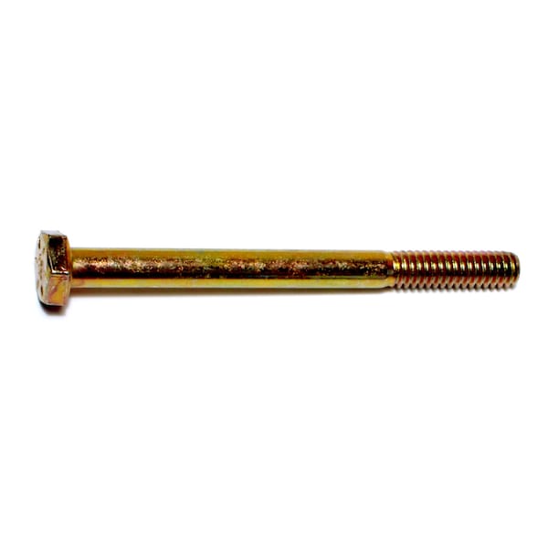 Midwest Fastener Grade 8, 1/4"-20 Hex Head Cap Screw, Zinc Yellow Steel, 3 in L, 10 PK 62847 - main